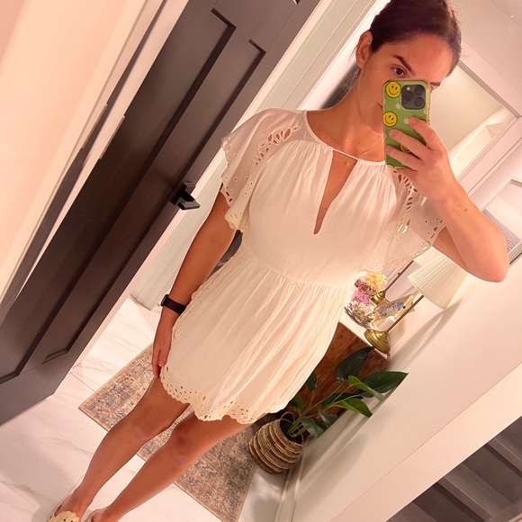 Free People white romper - Picture 2 of 4